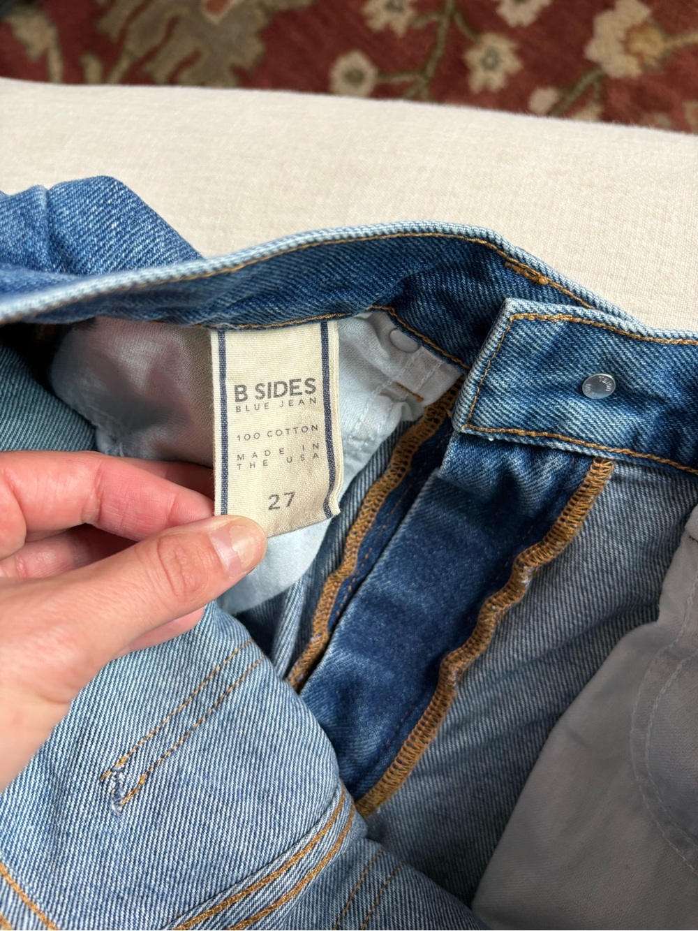 B SIDES Slim Lasso Jean - Picture 2 of 7